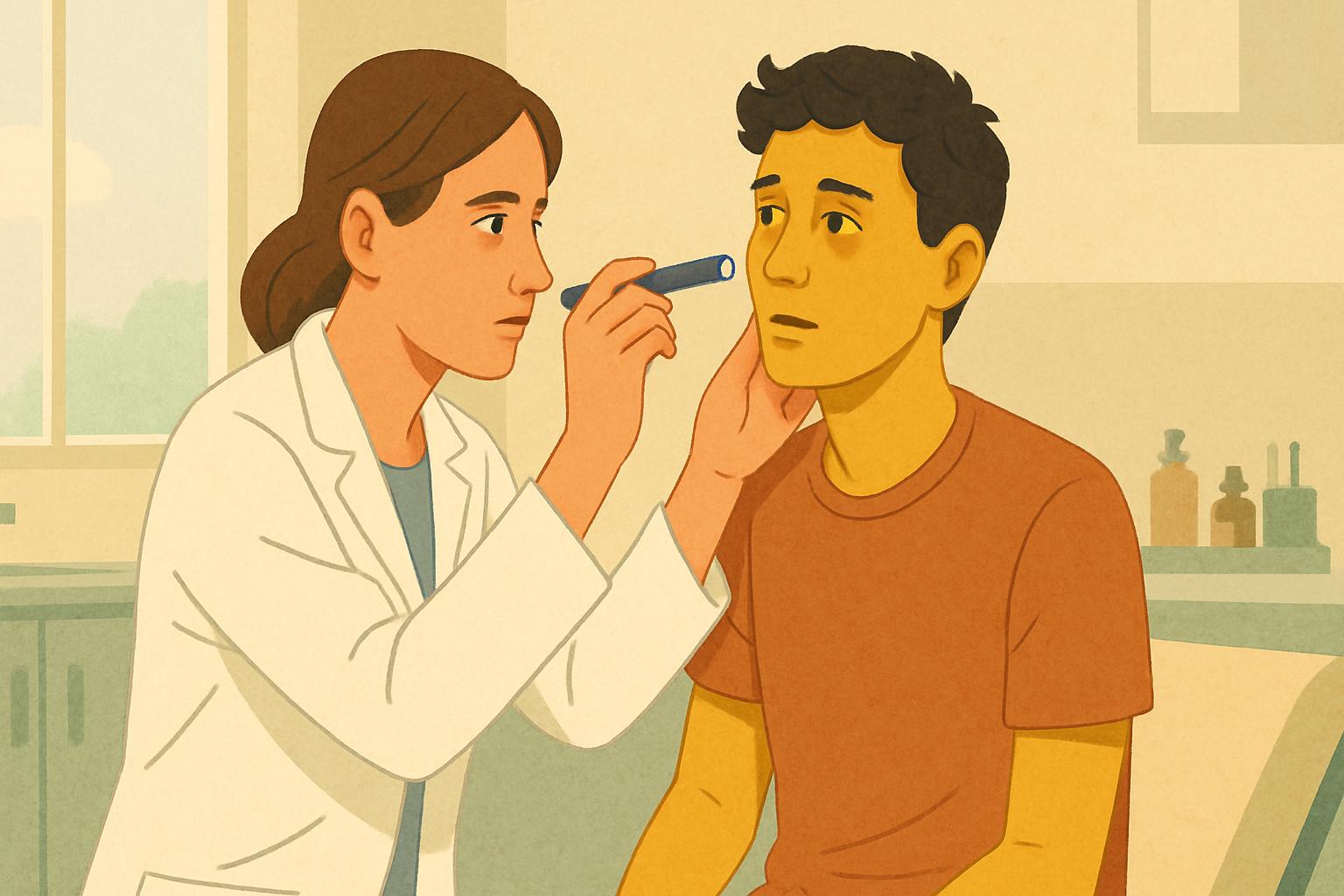 Illustration for Jaundice