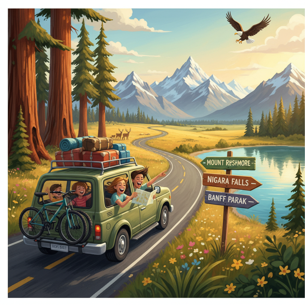 Family Road Trips Across the USA and Canada